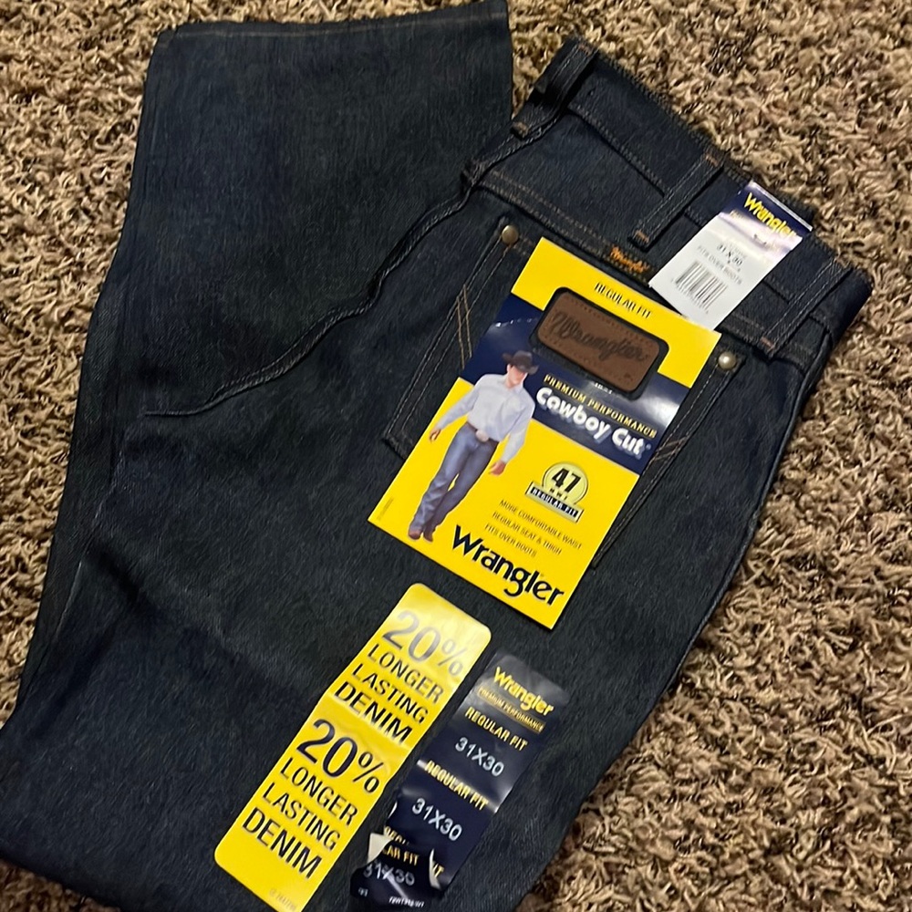 Wrangler Mens Regular fit Cowboy Cut Jeans